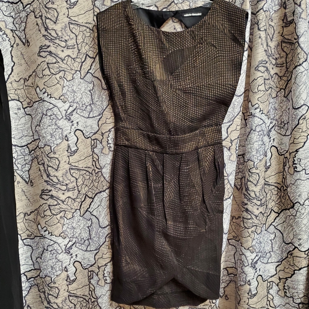 Valerie Dumaine cocktail dress.